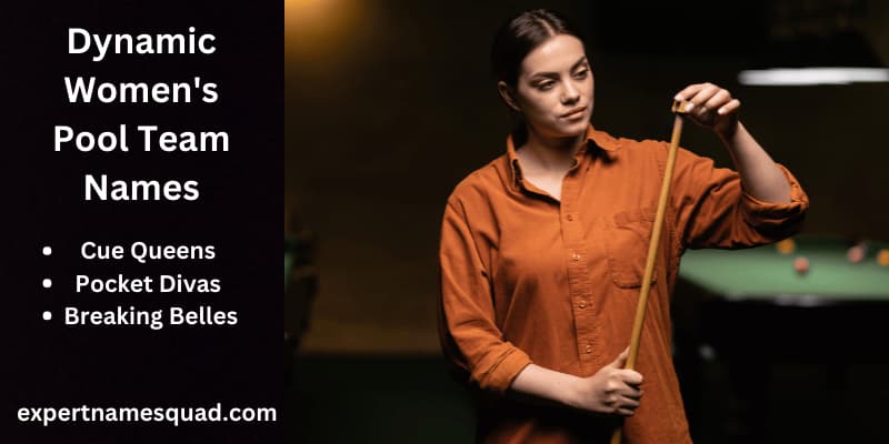 Dynamic Women's Pool Team Names