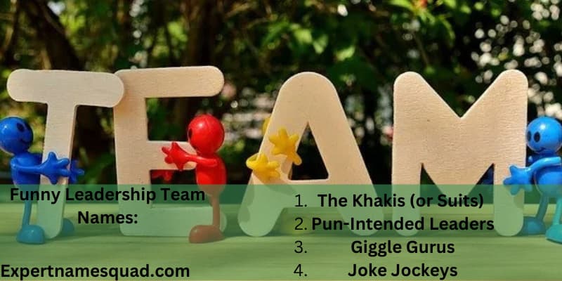 Funny Leadership Team Names
