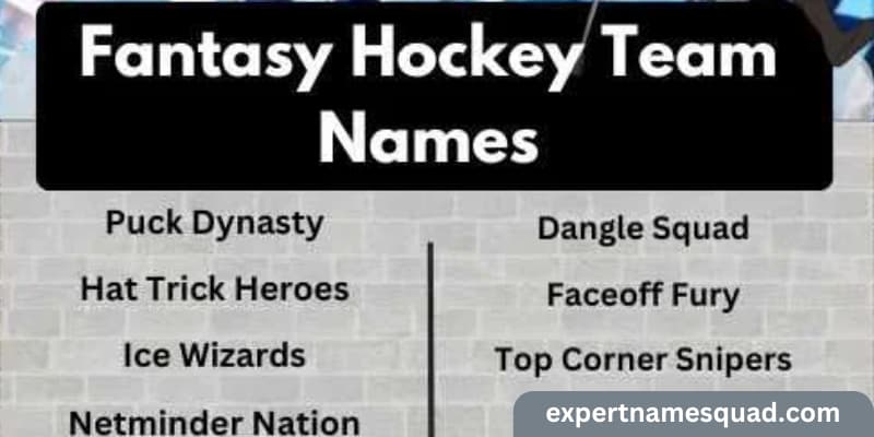 Fantasy Hockey Team Names