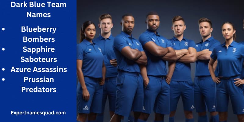 Dark Blue Team Names